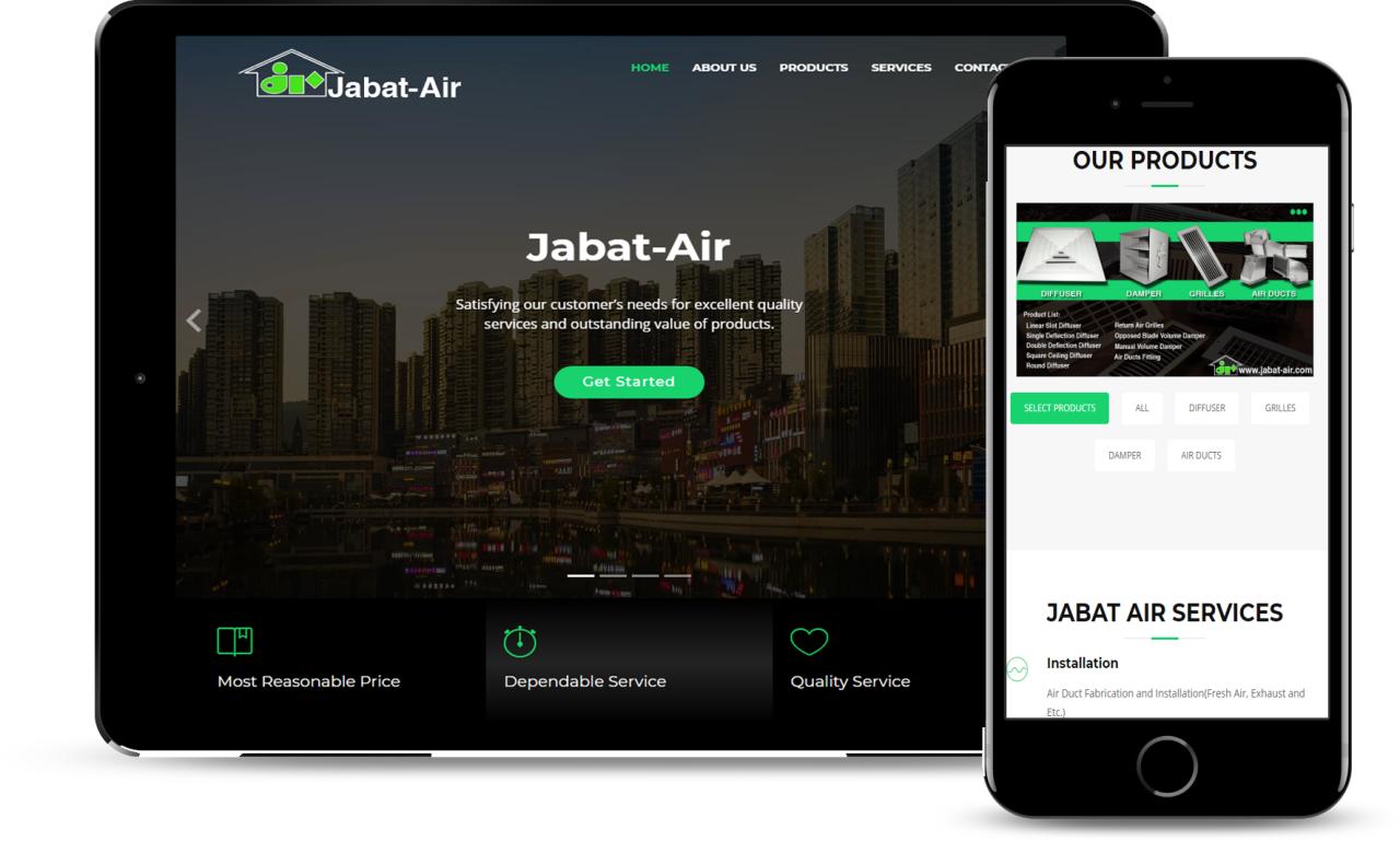 Jabat Air brochure website